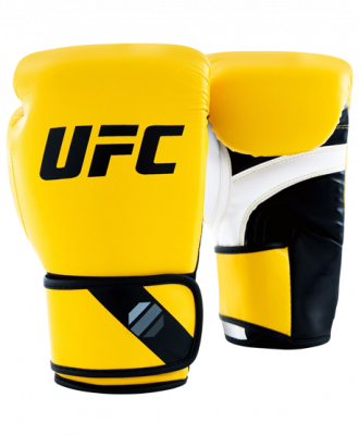 Перчатки тренировочные для спарринга UFC (желтые)