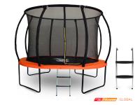 Батут StartLine Fitness 10 футов Global с внутренней сеткой и лестницей