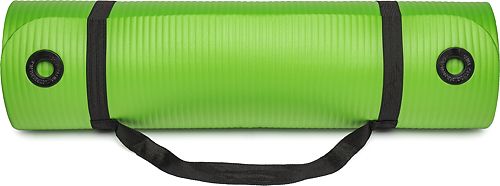 Коврик для йоги и фитнеса Sundays Fitness IR97506 (180x60x1см, зеленый)