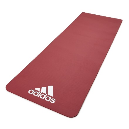 Тренировочный коврик (фитнес-мат) Adidas, 7 мм, красный