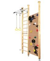 Шведская стенка Kampfer Jungle Ceiling Girl (№1 Натуральный Высота 3 м белый антик турник)