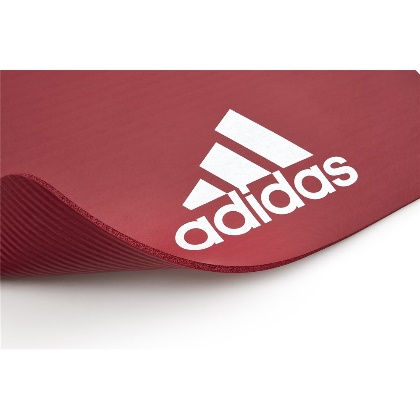 Тренировочный коврик (фитнес-мат) Adidas, 7 мм, красный