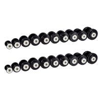 Гантельный ряд базовый (шаг 2,5 кг, 10 пар) PROFI-FIT 2,5-25 кг*