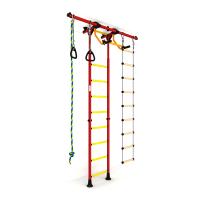 Шведская стенка ROMANA Карусель R55 ДСКМ-2-8.06.Г5.410.01-12 (красный/желтый)