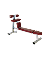 Скамья для скручиваний горизонтальная BRONZE GYM H-035 (коричневый)