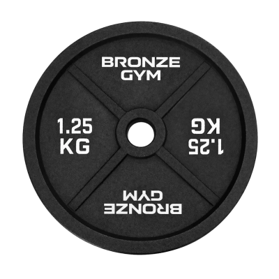 Диск олимпийский BRONZE GYM чугунный