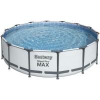 Каркасный бассейн Bestway Steel Pro Max 56950 (427x107см, с фильтр-насосом, лестницей и тентом)