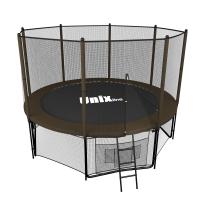 Батут UNIX Line Black&Brown 8 ft (outside)