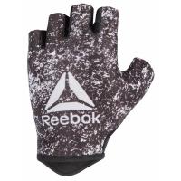 Перчатки для фитнеса Reebok белый/черн,  S