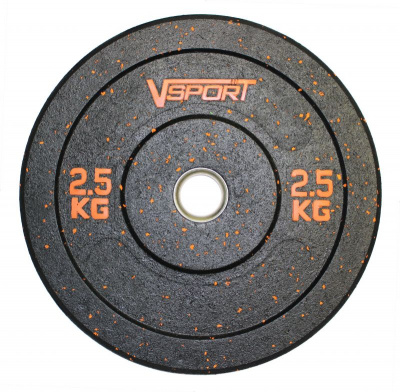 Диск бамперный V-Sport 2.5 кг.