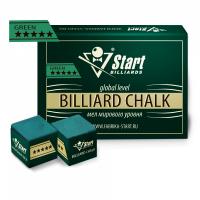Мел Startbilliards 5 звезд зеленый (12шт)