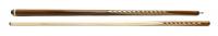 Кий для русского бильярда 2-pc наборный «Мастер Люкс 12-8» (палисандр-рио, граб)