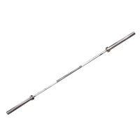 Олимпийский гриф Smith BC103-226 прямой хромированный, нагрузка до 226кг,в комплекте с одной парой пружинных замков