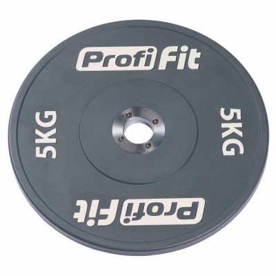 Диск профессиональный обрезиненный (цветной) D51 мм PROFI-FIT 15 кг