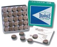 Коробка наклеек для кия "Triangle" 13 мм (50 шт)
