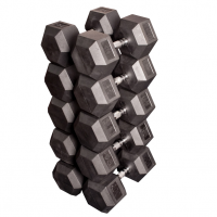 Набор гексагональных гантелей Body-Solid 5 пар от 36 кг до 45 кг (шаг 2,25 кг)