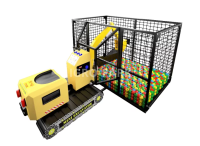 Экскаватор "Mini Excavator" с ограждением и игрой