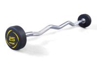 Комплект полиуретановых фиксированных W-образных штанг 10-45кг (10 штанг, веса 10;12,5; 15; 17,5; 20; 25; 30; 35; 40; 45)