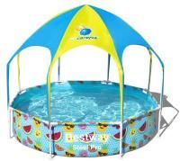 Каркасный бассейн Bestway Steel Pro Splash-in-Shade 56432 (244x51)