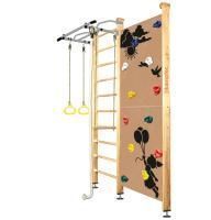 Шведская стенка Kampfer Jungle Ceiling Girl (№1 Натуральный Стандарт белый антик турник)