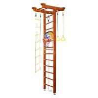 Шведская стенка Kampfer Big Sport Ceiling Basketball Shield (№4 Вишневый Высота 3 м)