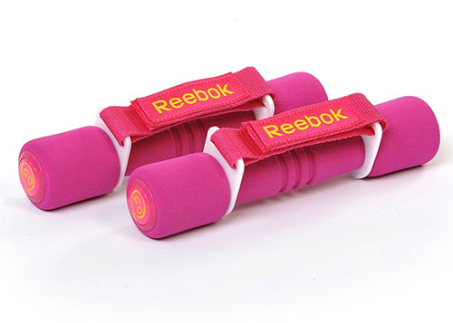 Гантель Reebok с мягкими накладками 0,5 кг