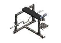 Скамья YOUSTEEL  для тяги лёжа