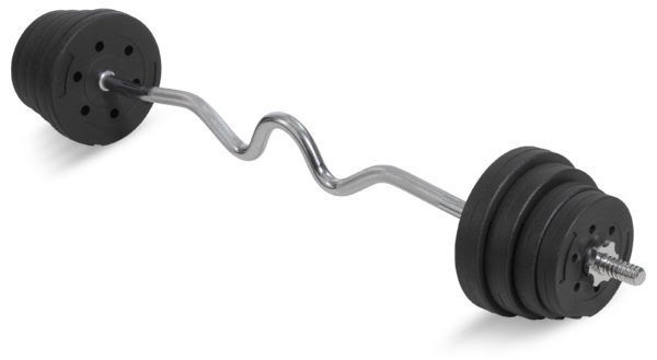 Гриф 25 мм. EZ-образный 1,2 м. до 120 кг. VictoryFit VF-S2512E120