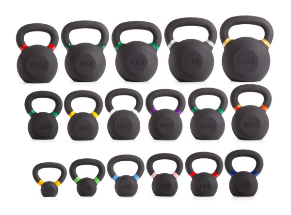 Гиря чугунная с цветным кольцом VictoryFit VF-KCR