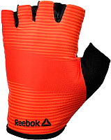 RAGB-11237RD Тренировочные перчатки Reebok (без пальцев) красные размер XL