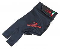 Перчатка бильярдная «Longoni Black Fire L», черная