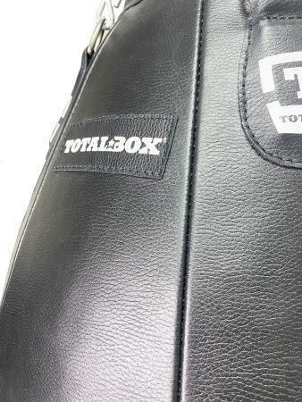 Груша кожаная боксерская Бочка большая TOTALBOX (Черный)
