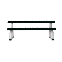 Подставка под гантели BRONZE GYM H-030L (серебристый)