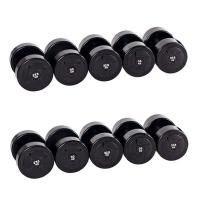 Гантельный ряд силовой (шаг 2,5 кг, 5 пар) PROFI-FIT 27,5-37,5 кг