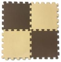 Мягкий пол разноцветный 25*25(см) 1(м2) 25МП1 (бежево-коричневый)