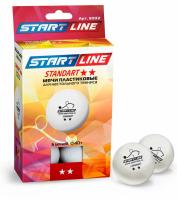 Мячи StartLine Standart 2* New (6 шт, бел.)