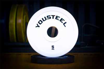 Диск YOUSTEEL бамперный соревновательный 5 кг.