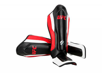 Защита голени с защитой подъема стопы UFC Черный S/M