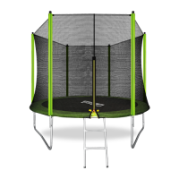 Батут ARLAND 10FT с внешней сеткой и лестницей (Light green)