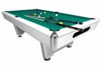 Бильярдный стол для пула Dynamic Billard "Triumph" 7 футов (матово-белый) в комплекте, аксессуары и сукно