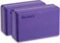 Блоки для йоги, Bradex SF 0614, фиолетовый, 2 шт