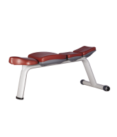 Скамья горизонтальная BRONZE GYM H-036A (коричневый)