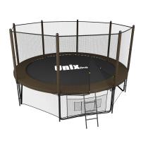 Батут UNIX Line Black&Brown 12 ft (outside)