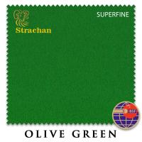 Сукно Strachan Superfine Anti-kick Snooker 193см Olive Green