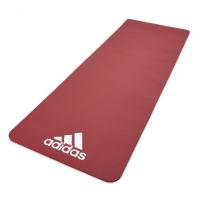 Тренировочный коврик (фитнес-мат) Adidas, 7 мм, красный
