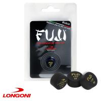 Наклейка для кия Longoni Fuji Black ø14мм Medium 1шт.