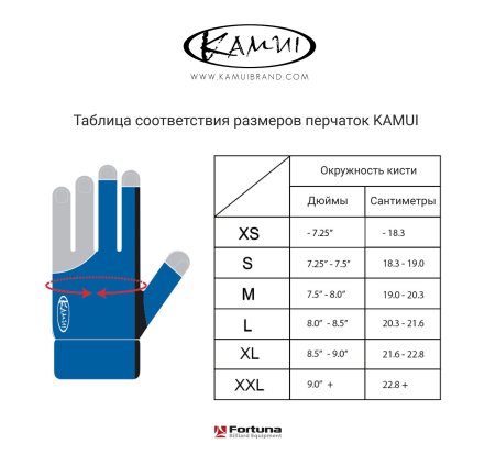 Перчатка Kamui QuickDry красная/черная правая M