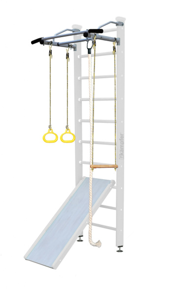 Шведская стенка Kampfer Ride Ceiling (№6 Жемчужный Стандарт белый антик турник)