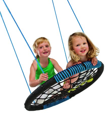 Качели KBT Гнездо Oval / 188.001.004.001 (черный/синий)