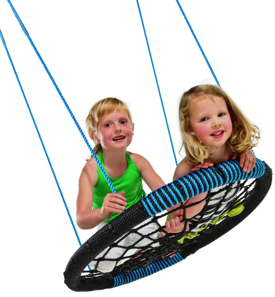 Качели KBT Гнездо Oval / 188.001.004.001 (черный/синий)